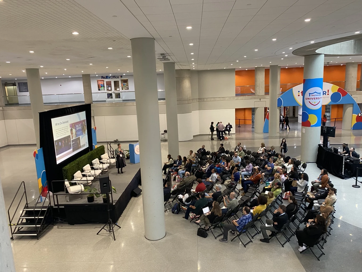 Audience attending Hamutal’s Toy Fair University talk